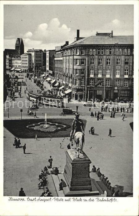 Hannover Ernst August Platz Blick zur Bahnhofstr