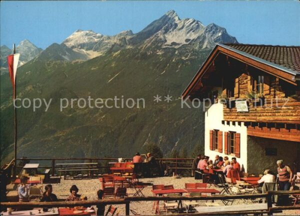 Elmen Tirol Jausenstation Stablalpe Hornbachkette