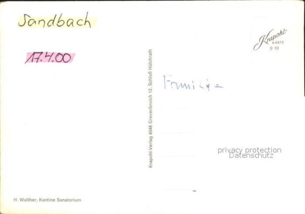 Breuberg Sandbach Ernst Ludwig Sanatorium – Bild 2