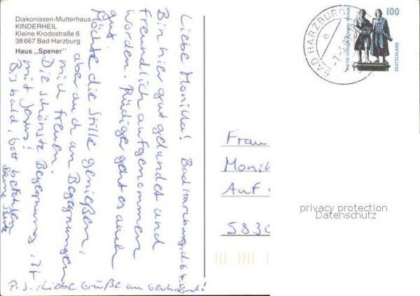 Bad Harzburg Diakonissen Mutterhaus Kinderheil – Bild 2