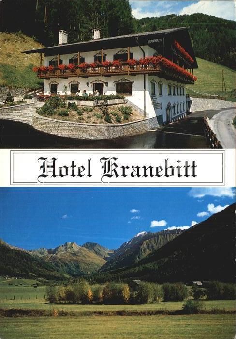 Sterzing Suedtirol Pfitschtal Hotel Kranebitt