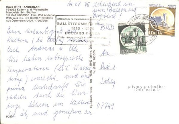 Kaltern Weinstrasse Tirol Haus Wirt – Bild 2