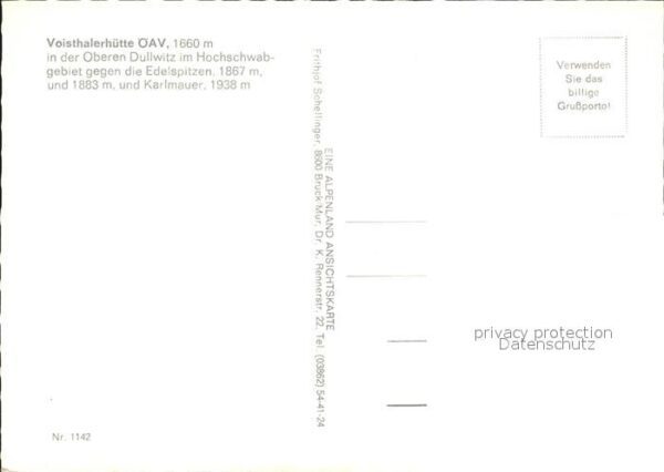 Voisthalerhuette Hochschwabgebiet Edelspitzen Karlmauer – Bild 2