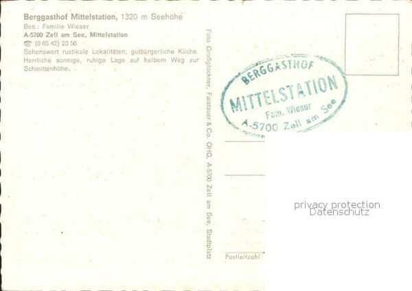 Zell See Berggasthof Mittelstation – Bild 2