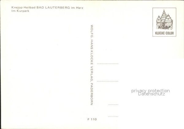 Bad Lauterberg Kneippheilbad Kurpark – Bild 2