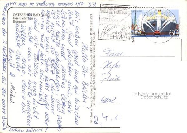 Burg Fehmarn Ostseeheilbad Fehmarn Luftbild – Bild 2