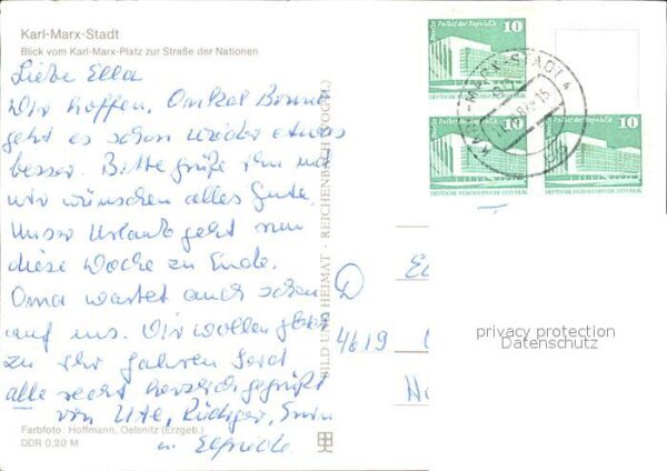 Karl-Marx-Stadt Straße der Nationen – Bild 2