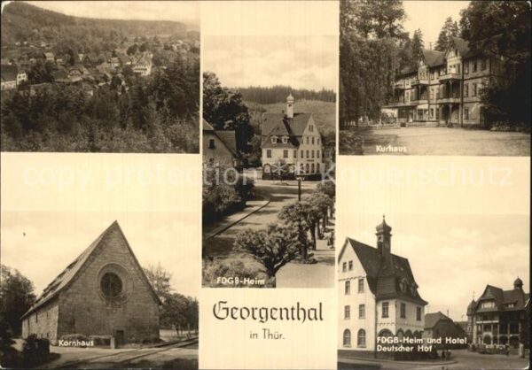 Georgenthal Gotha FDGB Heim Hotel Deutscher Hof Kornhaus