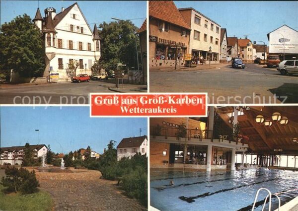 Karben Groß-Karben Ortsansicht Hallenbad