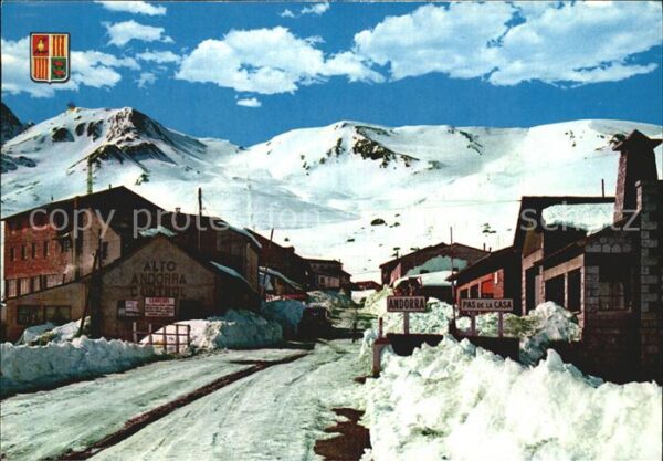 Andorra La Vella Winterlandschaft