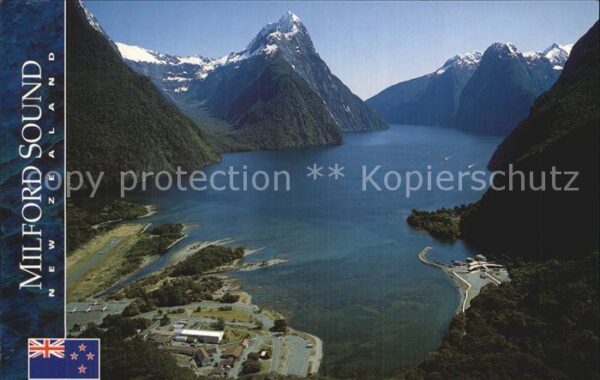 Neuseeland Milford Sound Luftbild