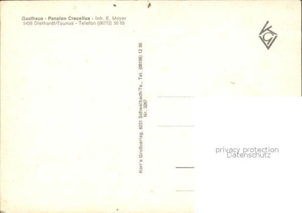 Diethardt Gasthaus Pension Crecelius – Bild 2