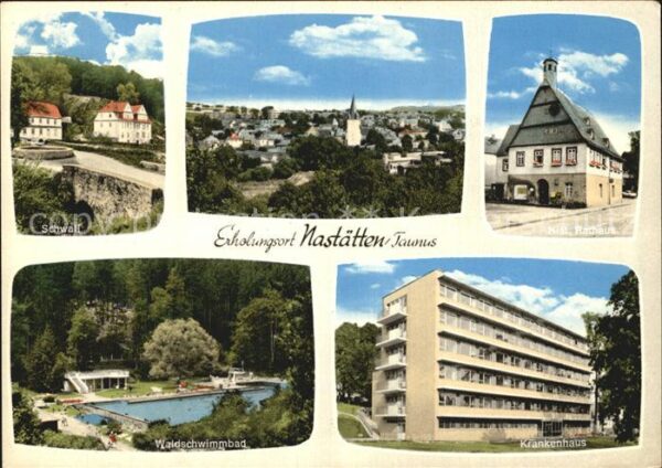 Nastaetten Taunus Schwall Waldschwimmbad Krankenhaus Rath