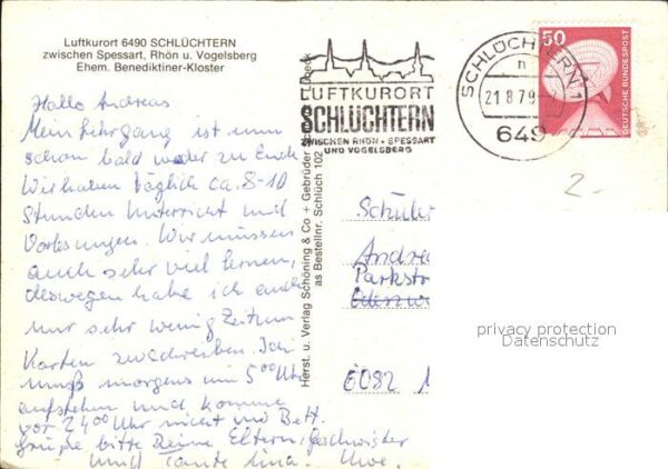Schluechtern Kirche Ortsansicht – Bild 2