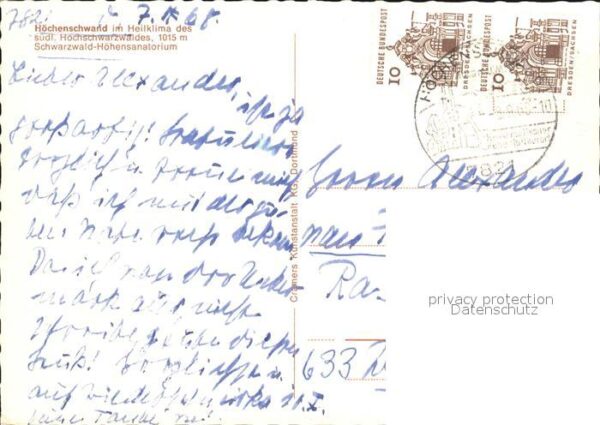 Hoechenschwand Schwarzwald Höhensanatorium – Bild 2