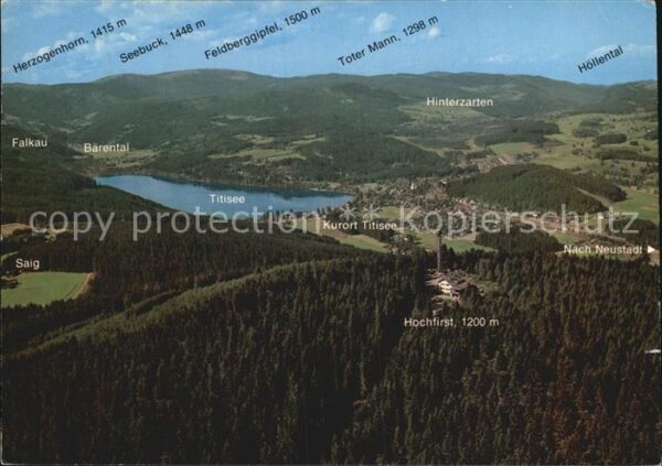Schwarzwald Hochfirst Titisee Hinterzarten Feldberg