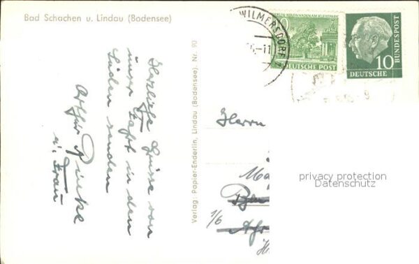 Bad Schachen Lindau mit Alpenkette aus der Vogelperspektive – Bild 2