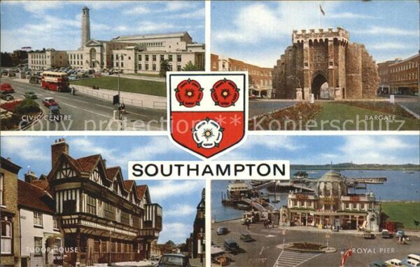 Southampton Civic Centre Bargate Tudor House Royal