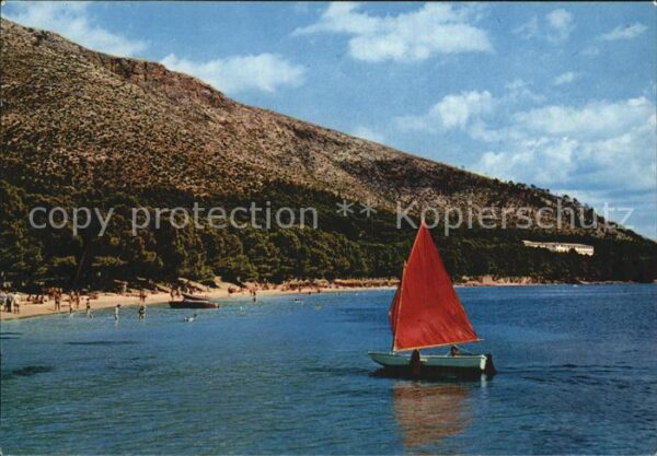 Formentor Playa Strand Segelboot