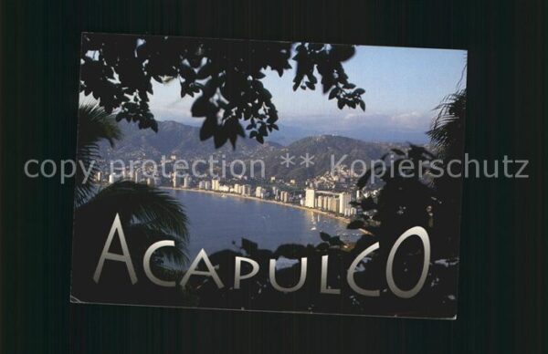 Acapulco La Bahia Panorama Bucht Blueline Collec