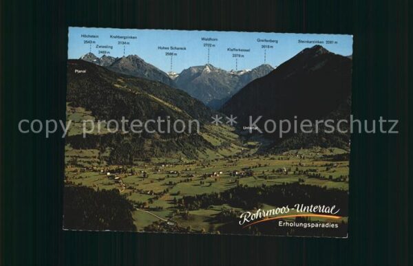 Rohrmoos Schladming Panorama Blick ins Untertal Alpen Flieg