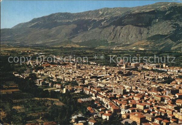Sulmona Panorama dall' aereo