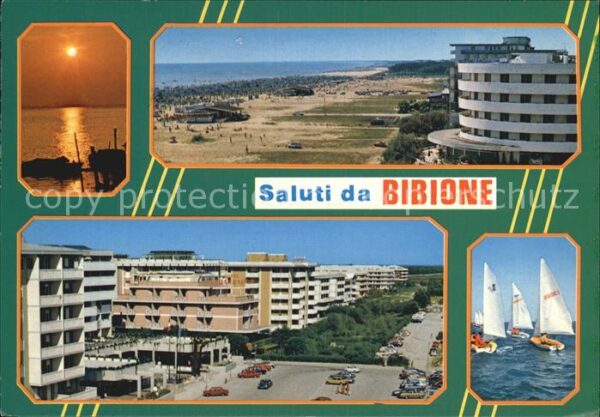 Bibione Abendstimmung Strandpromenade Hotels St
