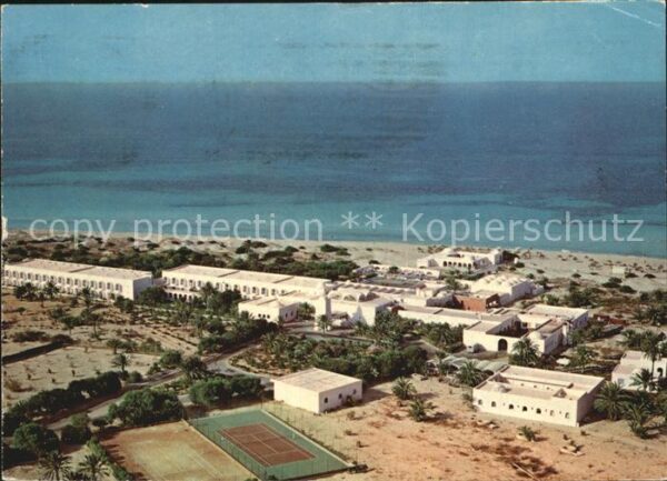 Jerba Hotel les Sirenes Tennis vue aerienne