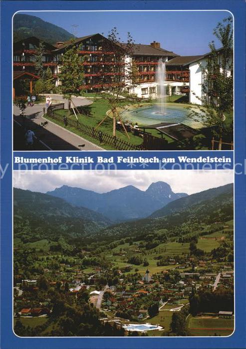 Bad Feilnbach Blumenhof Klinik Springbrunnen Panorama