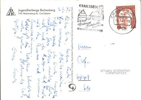 Rechenberg Stimpfach Jugendherberge Fliegeraufnahme – Bild 2