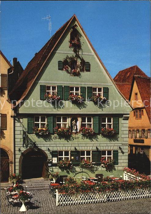 Dinkelsbuehl Gasthof Sonne 1000jährige Stadt