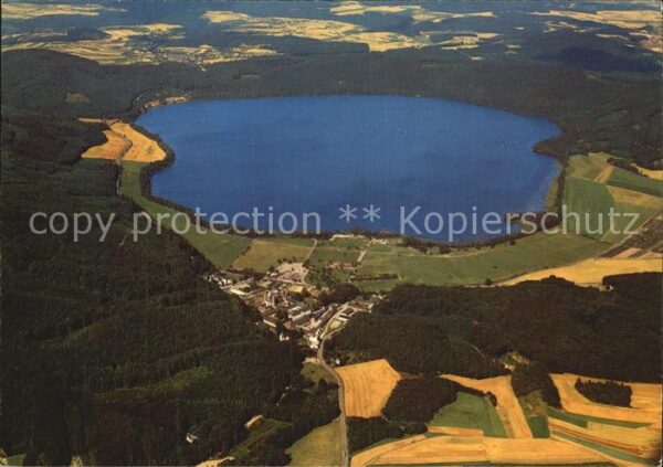 Maria Laach Glees Abtei Kloster Laacher See Fliegeraufnah