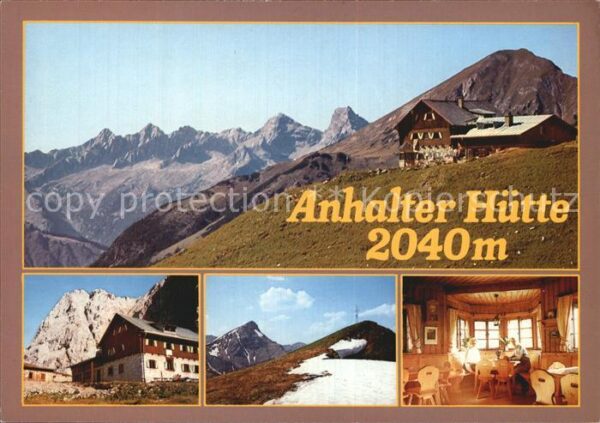 Anhalter Huette Alpenpanorama