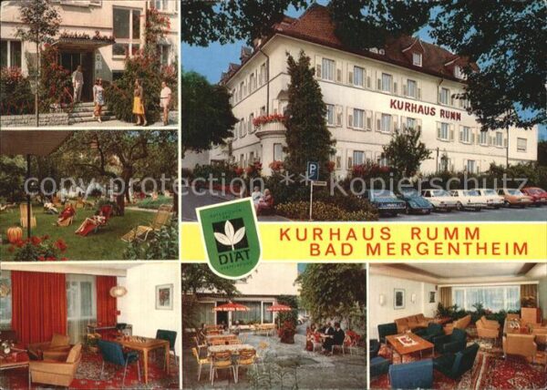 Bad Mergentheim Kurhaus Rumm und Haus Gertrud Liegewies