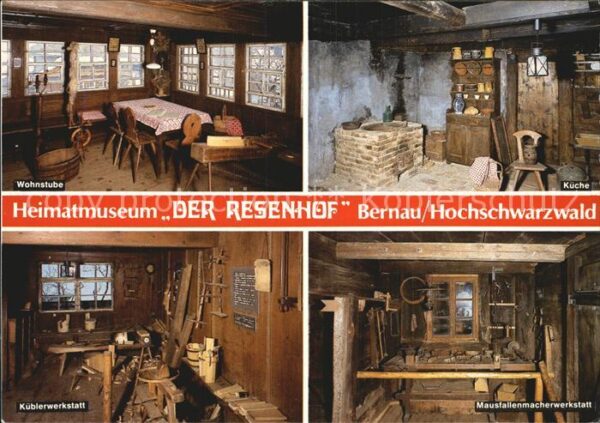 Bernau Schwarzwald Heimatmuseum Der Resenhof Wohnstube Küc