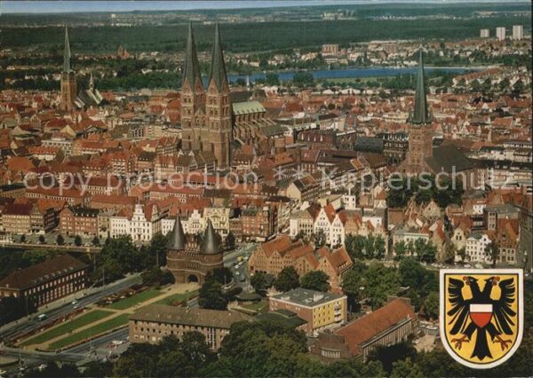 Luebeck Stadtzentrum Kirche Holstentor Hansesta