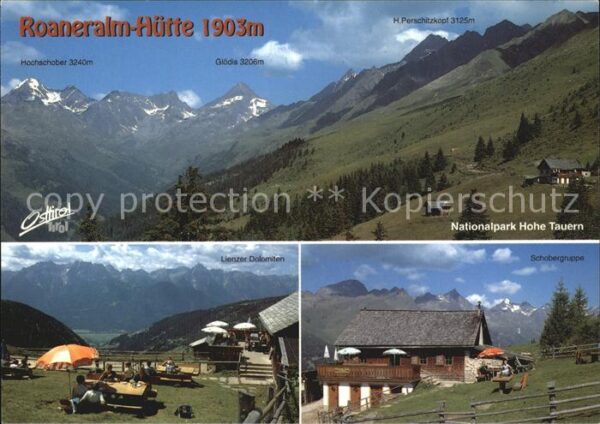 Iselsberg-Stronach Roaneralm Hütte Nationalpark Hohe Tauer