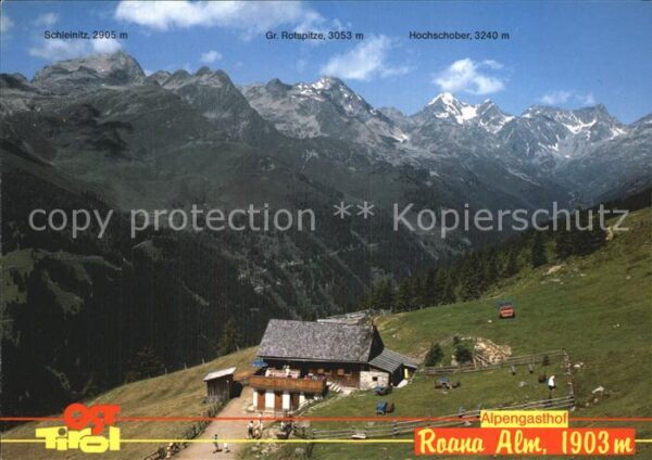 Iselsberg-Stronach Alpengasthof Raneralm Alpenpanorama