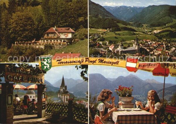 Mariazell Steiermark Terrassencafe Pingl Fernsicht Alpenpano