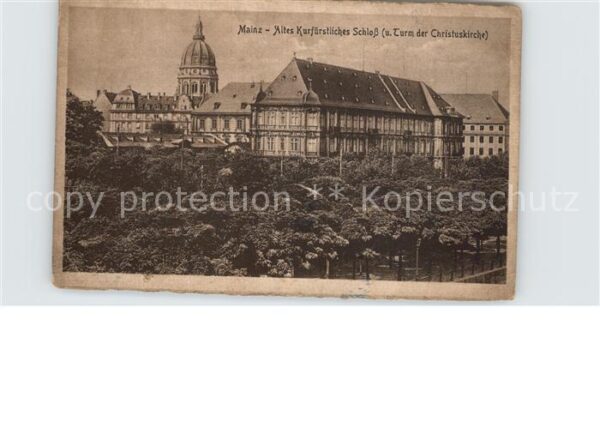 Mainz Rhein altes kurfürstliches Schloss