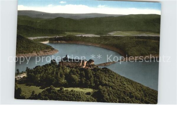 Edersee Fliegeraufnahme Schloss Waldeck