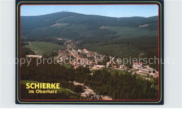 Schierke Harz Fliegeraufnahme