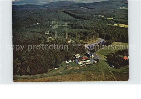 Vogelsberg Soemmerda Fliegeraufnahme Berggasthof Hoherodskop