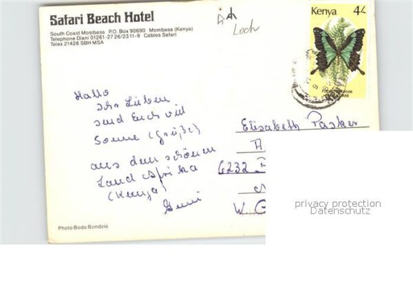 Mombasa Fliegeraufnahme Safari Beach Hotel – Bild 2