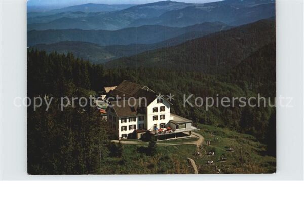 Badenweiler Fliegeraufnahme Berghotel Hochblauen
