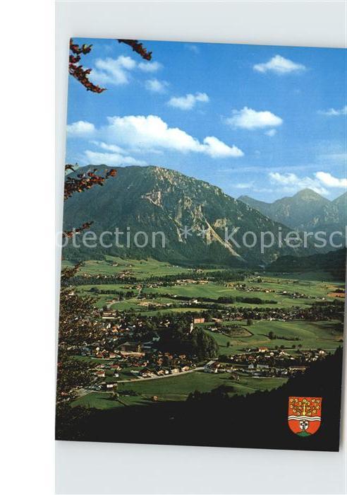 Ruhpolding Fliegeraufnahme mit Rauschberg und Sonn