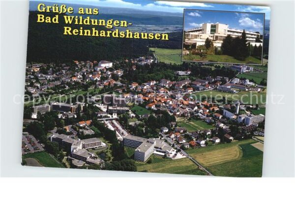 Bad Wildungen Fliegeraufnahme Kurklinik Quellenhof