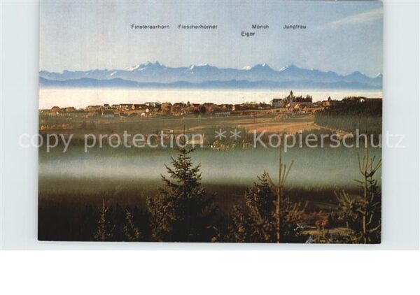 Hoechenschwand mit Alpenkette