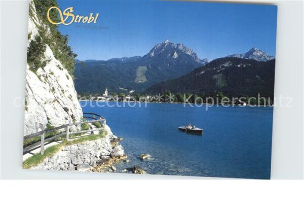 Strobl Wanderweg am Wolfgangsee