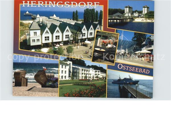 Heringsdorf Ostseebad Usedom Seebrücke Strand